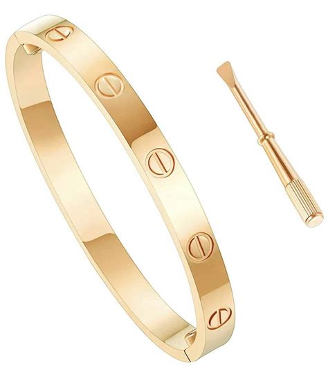 screw bracelet cartier|cartier bracelet with screw design.